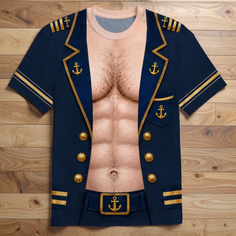Funny Muscle Body T-Shirt For Men