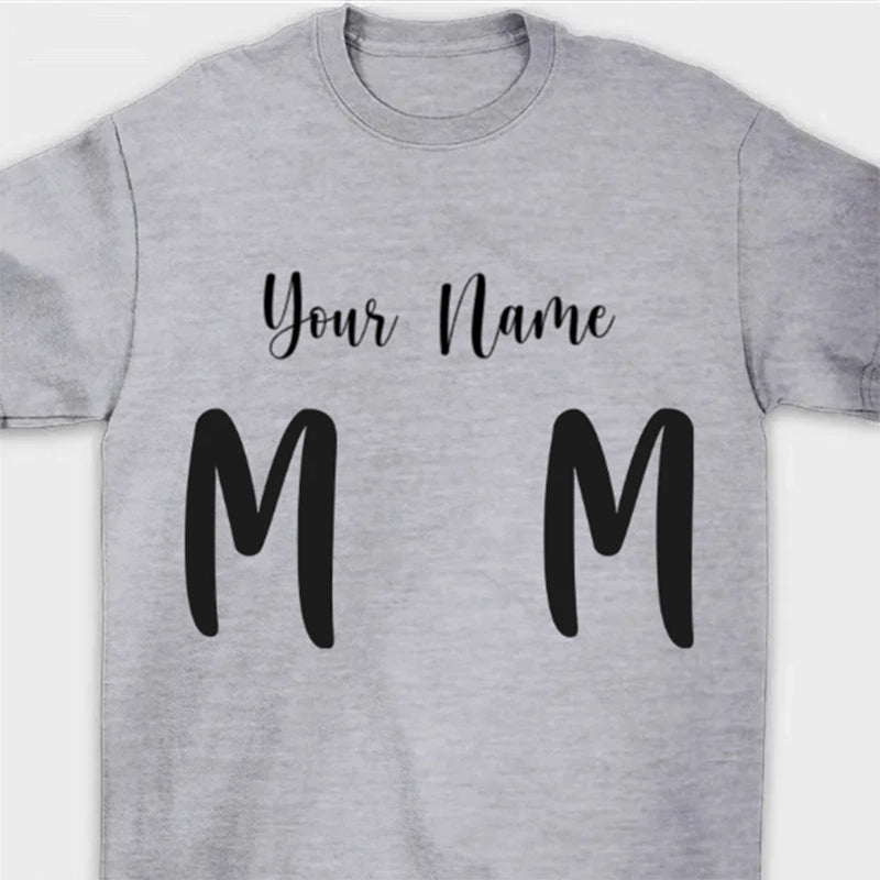 Personalized Pet Photo Mom T-Shirt – Custom Pet Name Shirt for Women