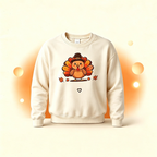 Personalized Family Thanksgiving Turkey Sweatshirt - Custom Matching Holiday Outfits