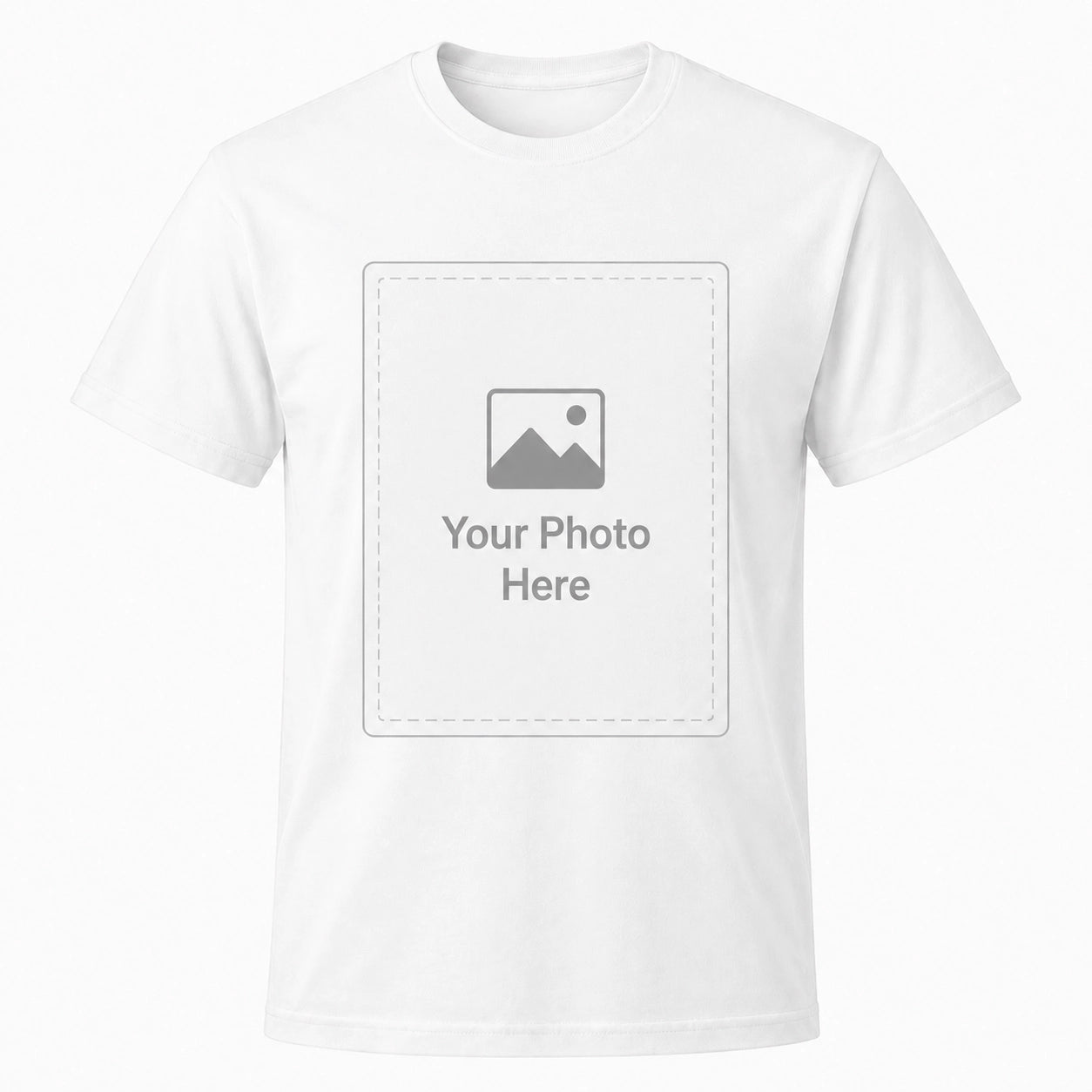 Custom Pet Portrait Matching T-Shirts for Men & Pets | Personalized Photo Shirt Set