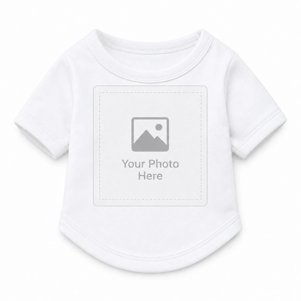 Custom Pet Portrait Matching T-Shirts for Men & Pets | Personalized Photo Shirt Set