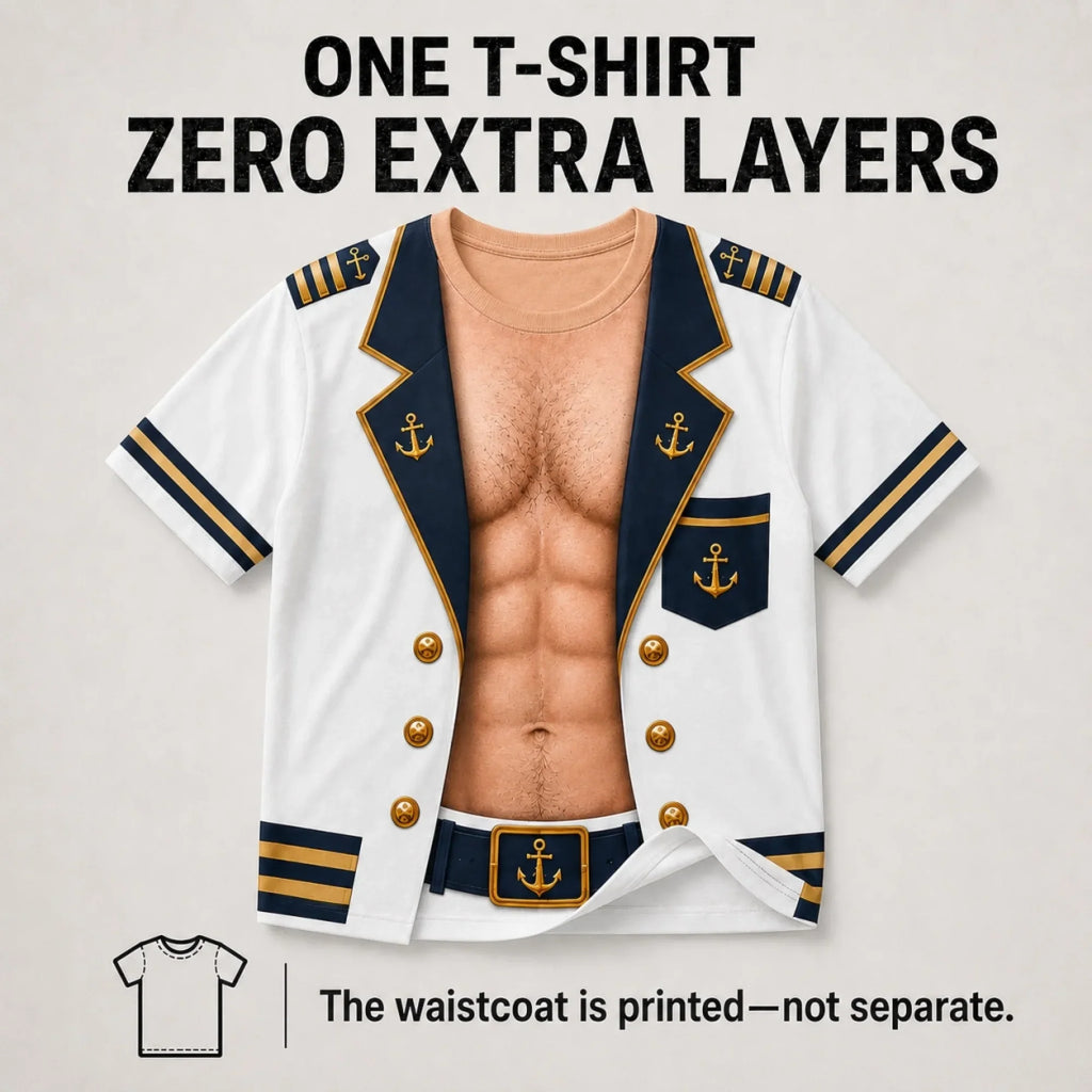 Funny Muscle Body T-Shirt For Men