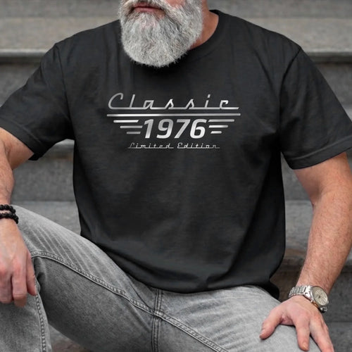 Custom Year Classic T-Shirt & Sweatshirt – Personalized Birthday Gift