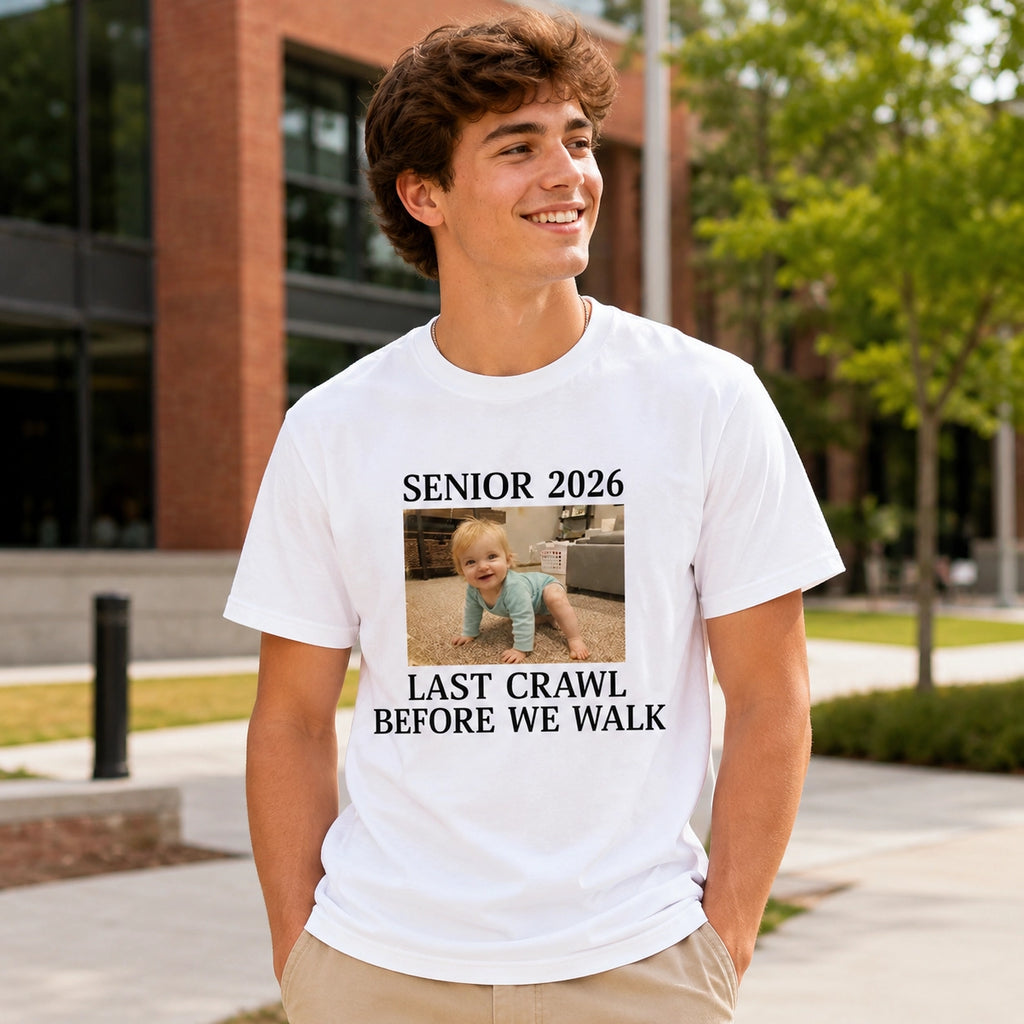 Personalized Senior Photo T-Shirt – Custom Graduation Shirt