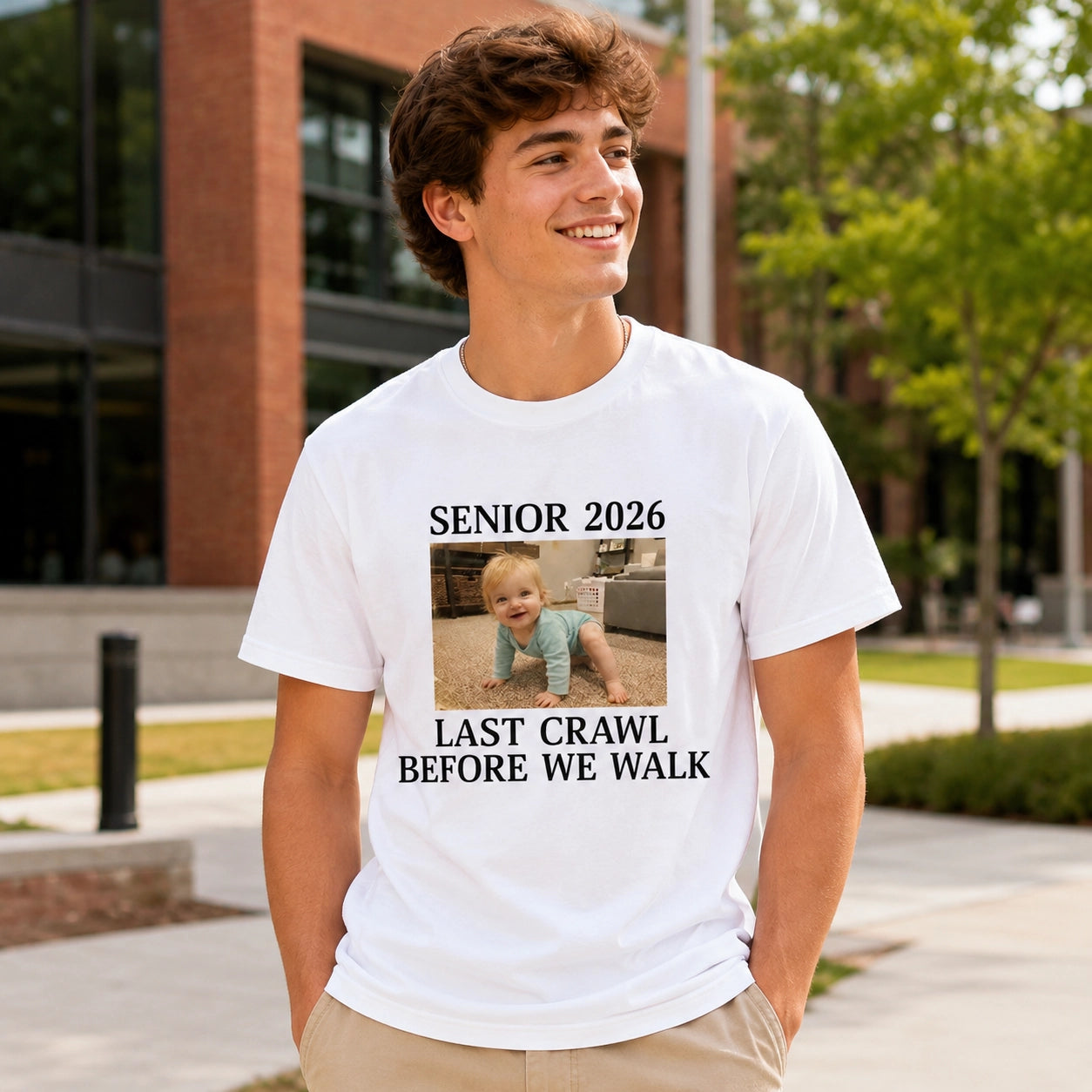 Personalized Senior Photo T-Shirt – Custom Graduation Shirt