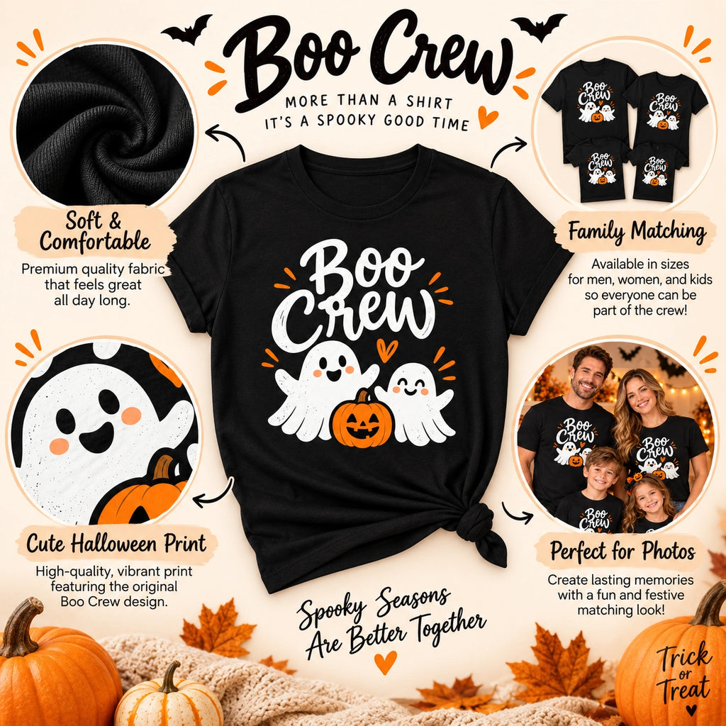 Custom Halloween family matching shirts with personalized names – gallery image 6