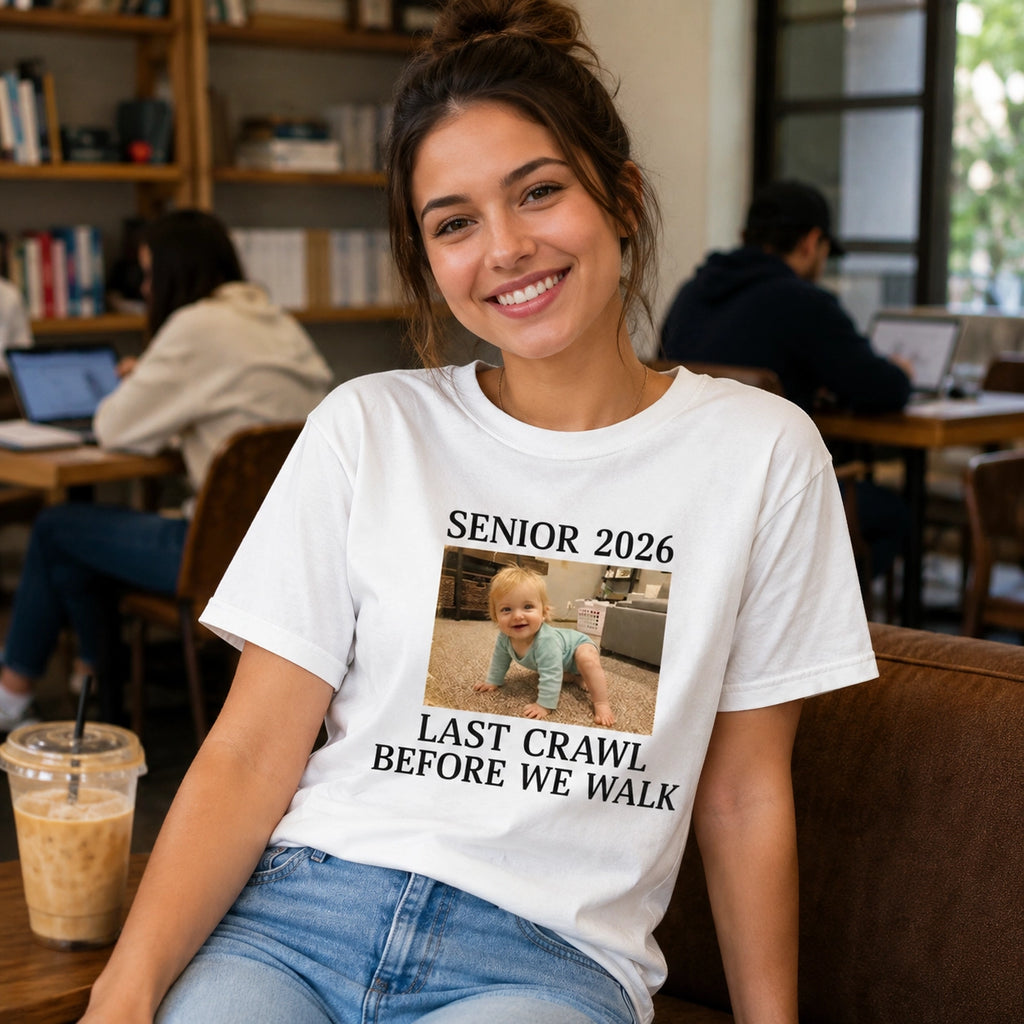 Personalized Senior Photo T-Shirt – Custom Graduation Shirt