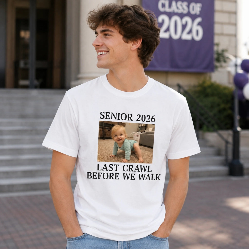 Personalized Senior Photo T-Shirt – Custom Graduation Shirt