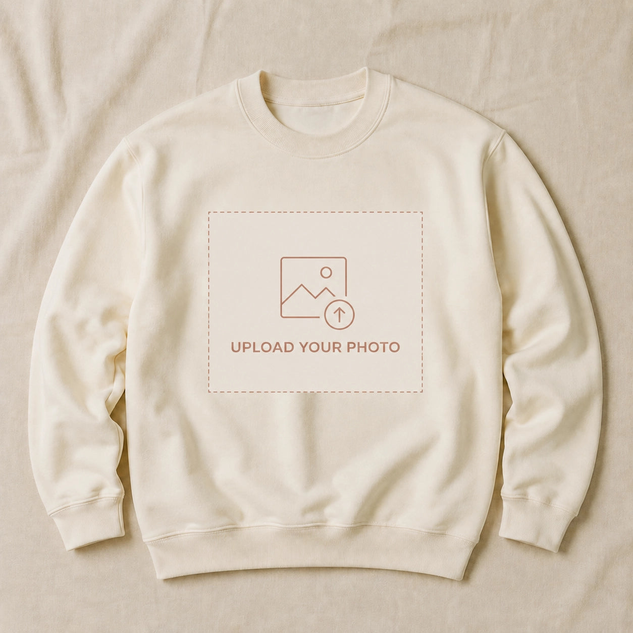 Custom Family Photo Crewneck Sweatshirt – Men, Women & Kids