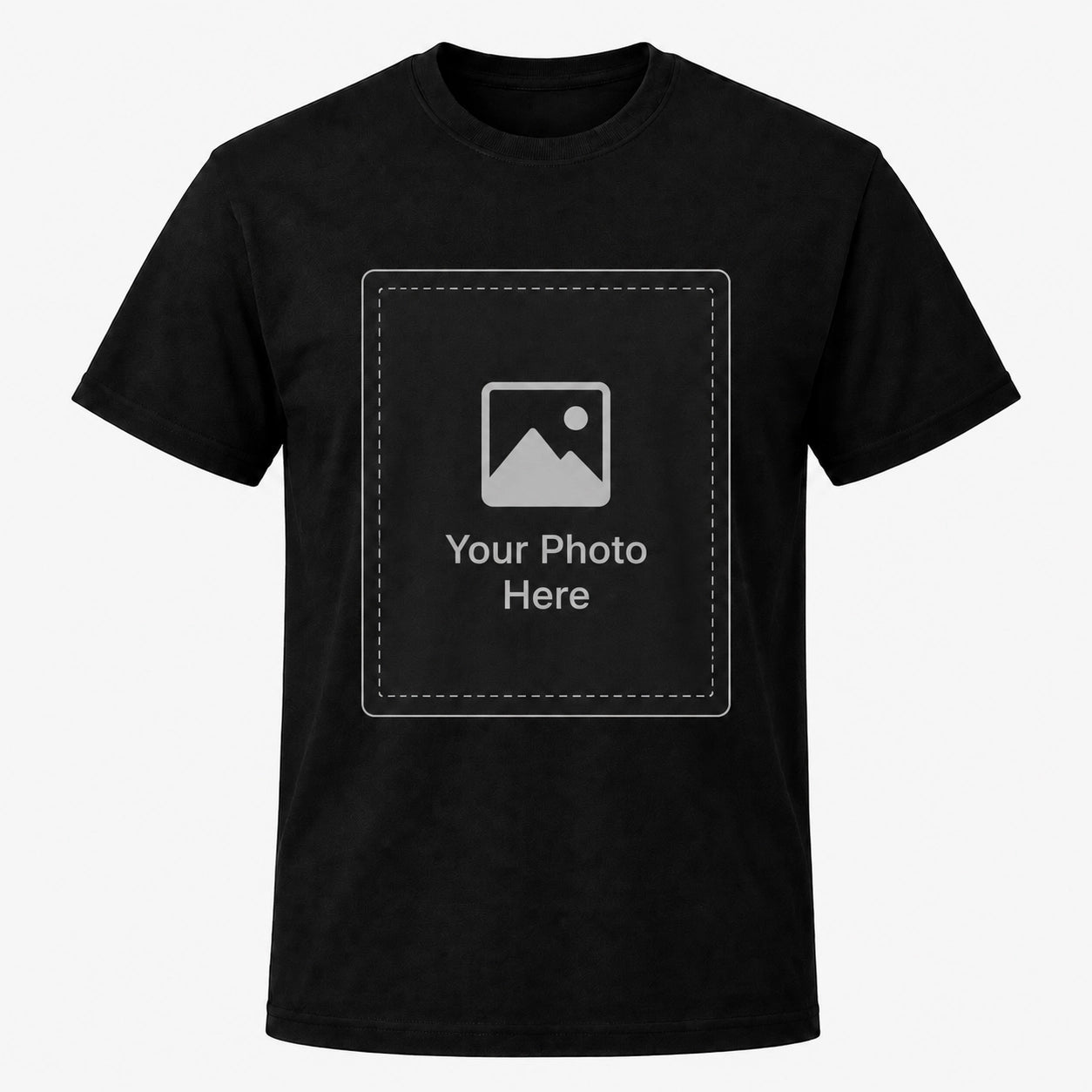 Custom Pet Portrait Matching T-Shirts for Men & Pets | Personalized Photo Shirt Set