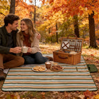 Extra Large Waterproof Picnic Blanket – 76.8 × 78.7 in Foldable 600D Oxford Outdoor Mat